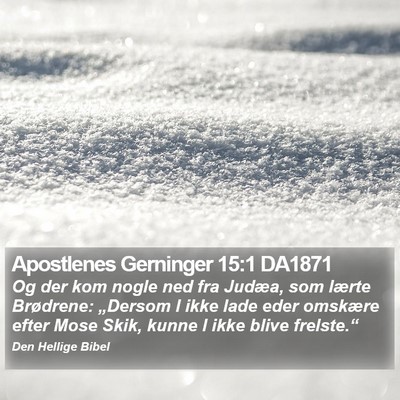 Apostlenes Gerninger 15:1 DA1871 Bible Verse Image