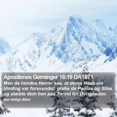 Apostlenes Gerninger 16:19 DA1871 Bible Verse Image