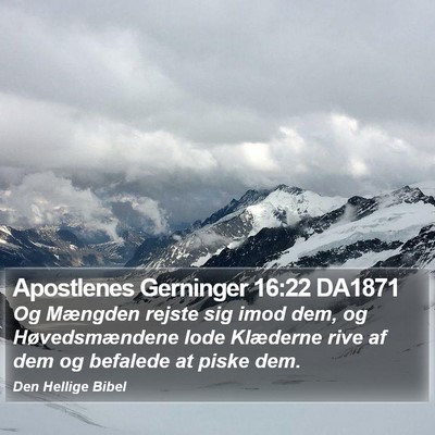 Apostlenes Gerninger 16:22 DA1871 Bible Verse Image
