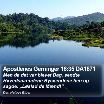 Apostlenes Gerninger 16:35 DA1871 Bible Verse Image