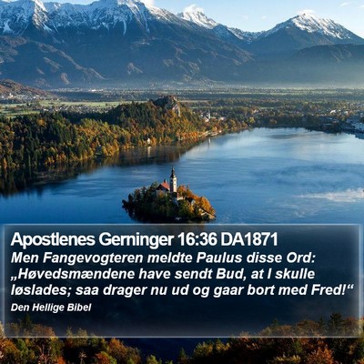 Apostlenes Gerninger 16:36 DA1871 Bible Verse Image