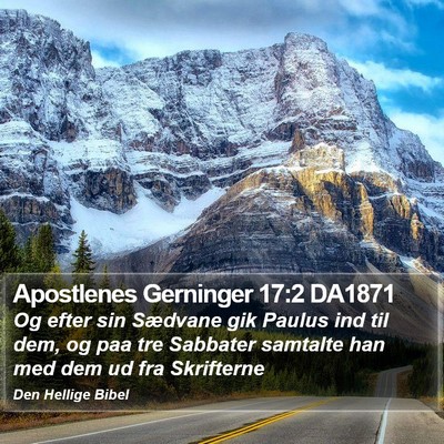 Apostlenes Gerninger 17:2 DA1871 Bible Verse Image