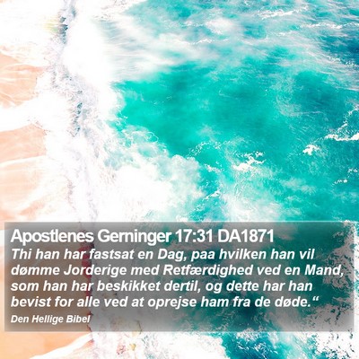 Apostlenes Gerninger 17:31 DA1871 Bible Verse Image
