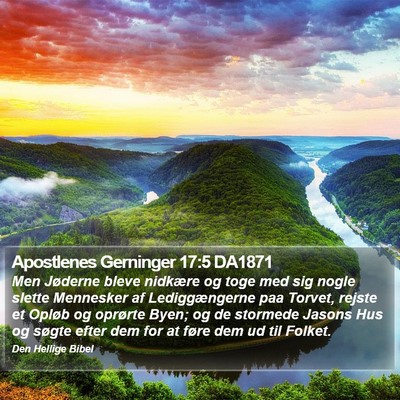 Apostlenes Gerninger 17:5 DA1871 Bible Verse Image