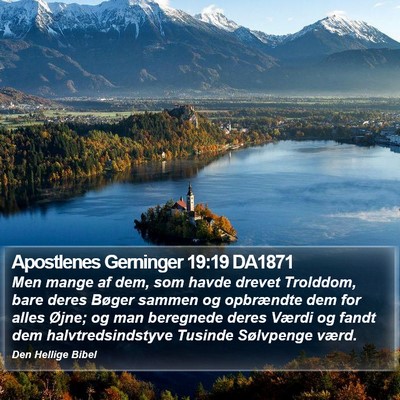 Apostlenes Gerninger 19:19 DA1871 Bible Verse Image