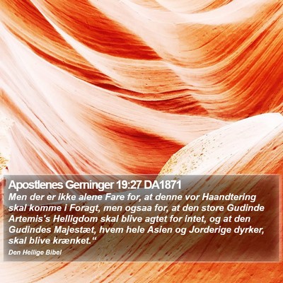 Apostlenes Gerninger 19:27 DA1871 Bible Verse Image