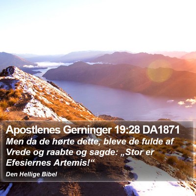 Apostlenes Gerninger 19:28 DA1871 Bible Verse Image