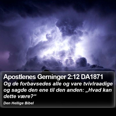 Apostlenes Gerninger 2:12 DA1871 Bible Verse Image