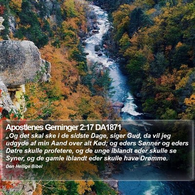 Apostlenes Gerninger 2:17 DA1871 Bible Verse Image