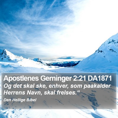 Apostlenes Gerninger 2:21 DA1871 Bible Verse Image