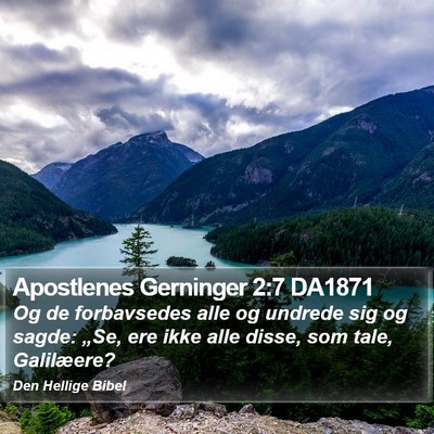 Apostlenes Gerninger 2:7 DA1871 Bible Verse Image