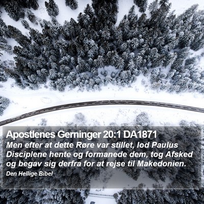 Apostlenes Gerninger 20:1 DA1871 Bible Verse Image