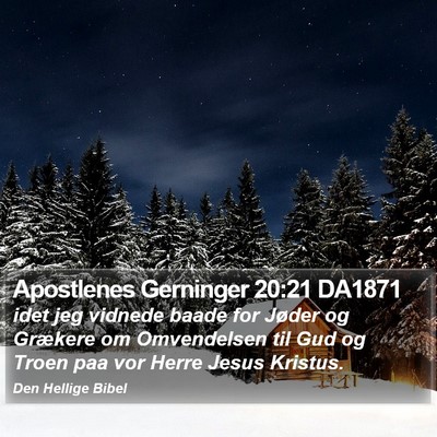 Apostlenes Gerninger 20:21 DA1871 Bible Verse Image