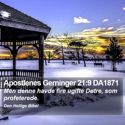 Apostlenes Gerninger 21:9 DA1871 Bible Verse Image