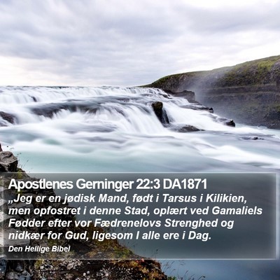 Apostlenes Gerninger 22:3 DA1871 Bible Verse Image