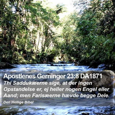 Apostlenes Gerninger 23:8 DA1871 Bible Verse Image