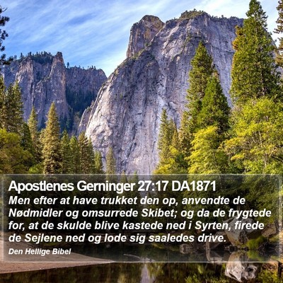Apostlenes Gerninger 27:17 DA1871 Bible Verse Image