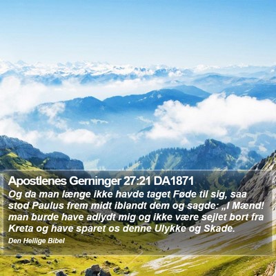 Apostlenes Gerninger 27:21 DA1871 Bible Verse Image