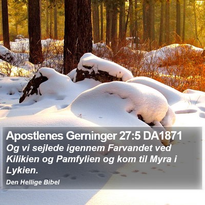 Apostlenes Gerninger 27:5 DA1871 Bible Verse Image