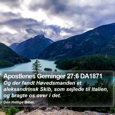 Apostlenes Gerninger 27:6 DA1871 Bible Verse Image
