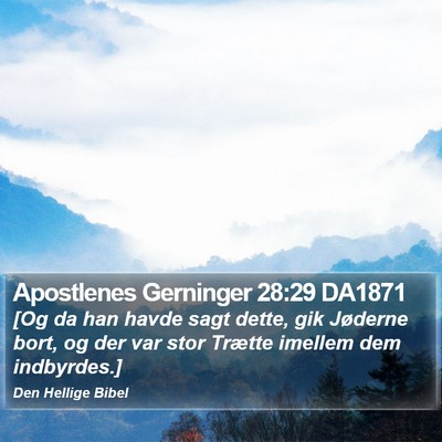 Apostlenes Gerninger 28:29 DA1871 Bible Verse Image