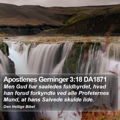 Apostlenes Gerninger 3:18 DA1871 Bible Verse Image