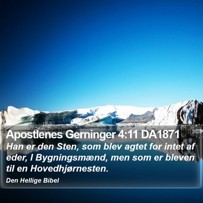 Apostlenes Gerninger 4:11 DA1871 Bible Verse Image