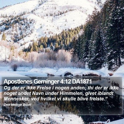 Apostlenes Gerninger 4:12 DA1871 Bible Verse Image