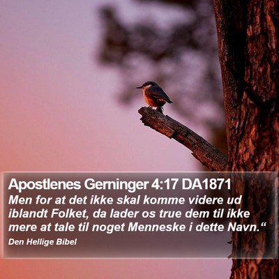 Apostlenes Gerninger 4:17 DA1871 Bible Verse Image