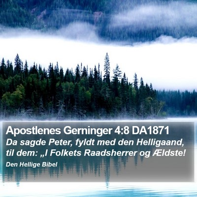 Apostlenes Gerninger 4:8 DA1871 Bible Verse Image