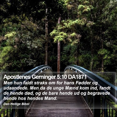 Apostlenes Gerninger 5:10 DA1871 Bible Verse Image