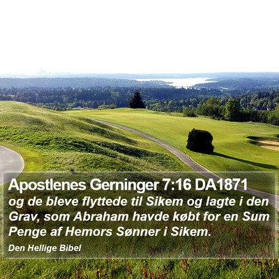 Apostlenes Gerninger 7:16 DA1871 Bible Verse Image