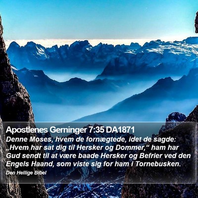 Apostlenes Gerninger 7:35 DA1871 Bible Verse Image