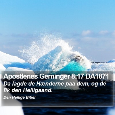 Apostlenes Gerninger 8:17 DA1871 Bible Verse Image