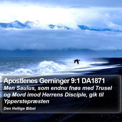 Apostlenes Gerninger 9:1 DA1871 Bible Verse Image