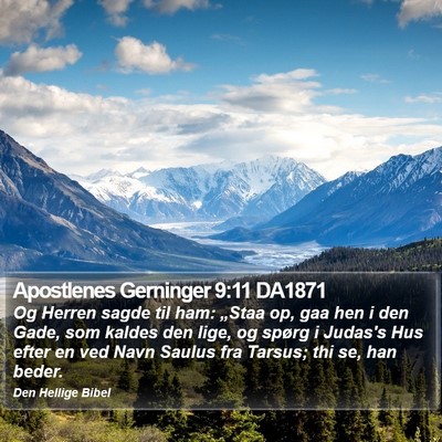 Apostlenes Gerninger 9:11 DA1871 Bible Verse Image