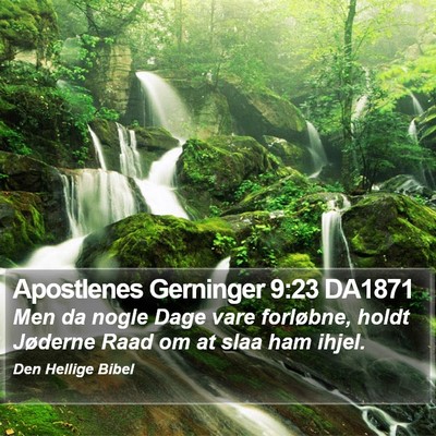 Apostlenes Gerninger 9:23 DA1871 Bible Verse Image