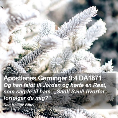 Apostlenes Gerninger 9:4 DA1871 Bible Verse Image