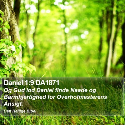 Daniel 1:9 DA1871 Bible Verse Image