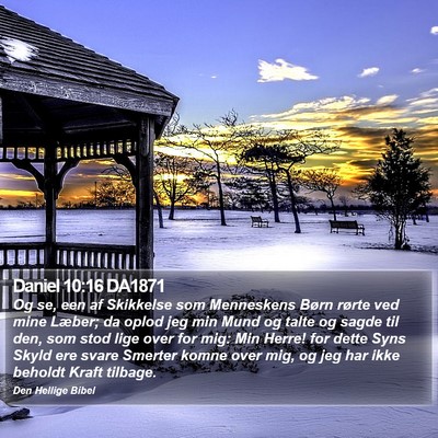 Daniel 10:16 DA1871 Bible Verse Image