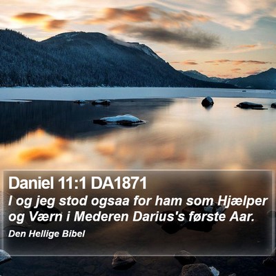 Daniel 11:1 DA1871 Bible Verse Image