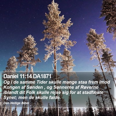 Daniel 11:14 DA1871 Bible Verse Image