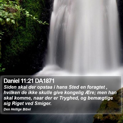 Daniel 11:21 DA1871 Bible Verse Image