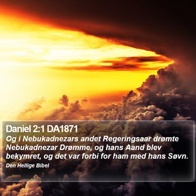 Daniel 2:1 DA1871 Bible Verse Image