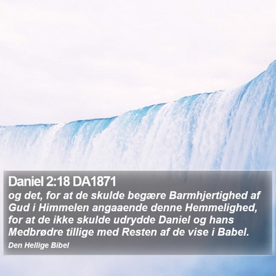 Daniel 2:18 DA1871 Bible Verse Image