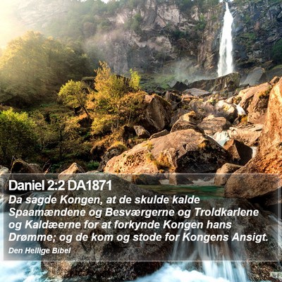 Daniel 2:2 DA1871 Bible Verse Image