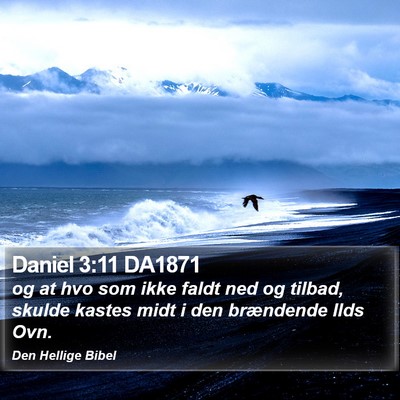 Daniel 3:11 DA1871 Bible Verse Image