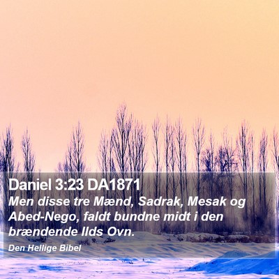 Daniel 3:23 DA1871 Bible Verse Image