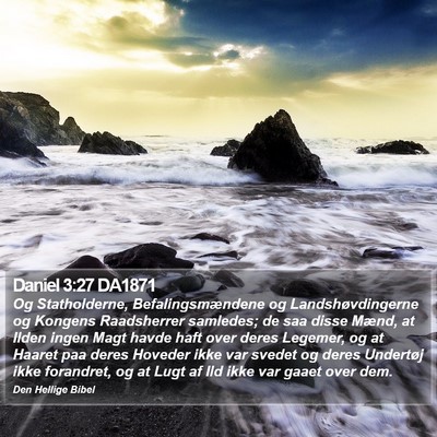 Daniel 3:27 DA1871 Bible Verse Image