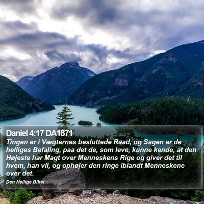 Daniel 4:17 DA1871 Bible Verse Image